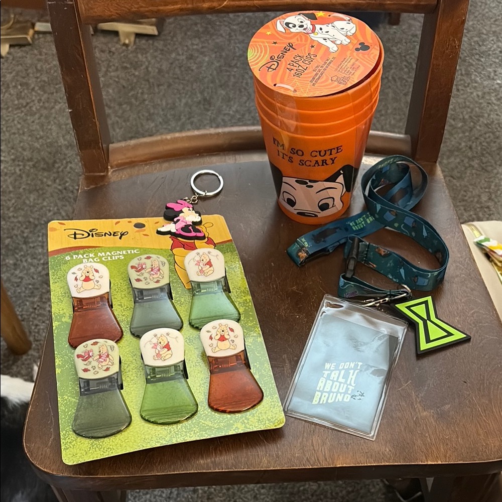 Disney Kids Accessories Set - Orange, Green, Blue